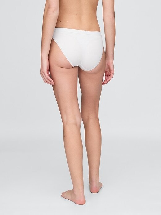 Bikini con logo in cotone elasticizzato biologico Bikini con logo in cotone elasticizzato biologico