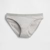 Bikini con logo in cotone elasticizzato biologico