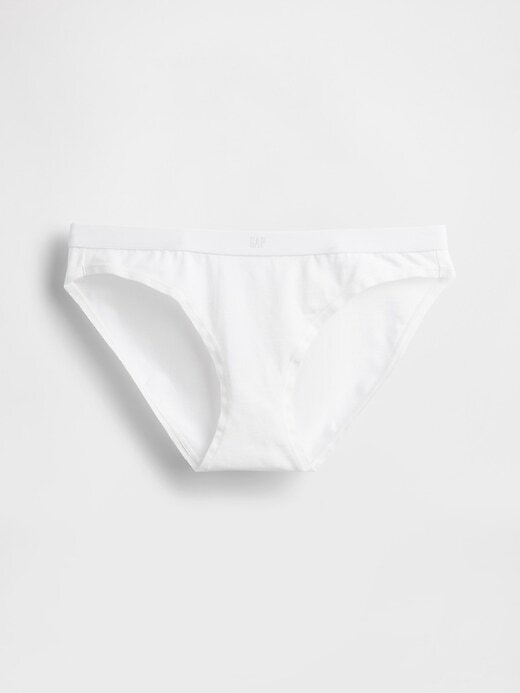 Bikini con logo in cotone elasticizzato biologico Bikini con logo in cotone elasticizzato biologico