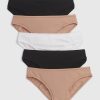 Bikini in cotone elasticizzato biologico (confezione da 5) Bikini in cotone elasticizzato biologico (confezione da 5)