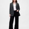 Blazer oversize in misto lana