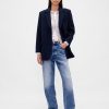 Blazer oversize in misto lana