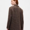 Blazer oversize in misto lana