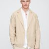 Blazer rilassato in lino e cotone Blazer rilassato in lino e cotone