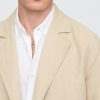 Blazer rilassato in lino e cotone Blazer rilassato in lino e cotone