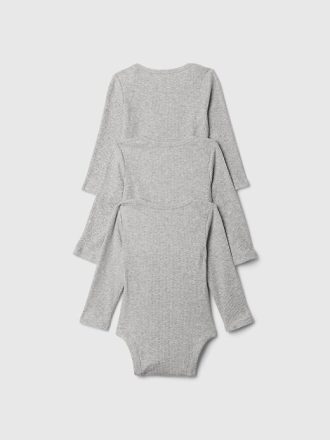 Body a costine Baby First Favorites (confezione da 3)