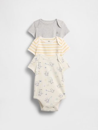 Body in cotone biologico Baby First Favorites (confezione da 3)