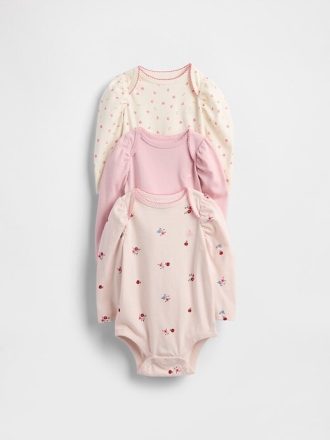 Body in cotone biologico Baby First Favorites (confezione da 3)