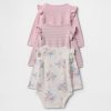 Body in cotone biologico Baby First Favorites (confezione da 3)