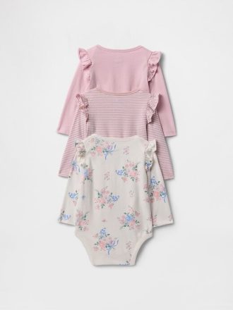 Body in cotone biologico Baby First Favorites (confezione da 3)