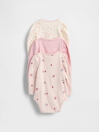 Body in cotone biologico Baby First Favorites (confezione da 3)