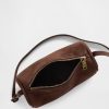 Borsa a barile in pelle scamosciata vegana