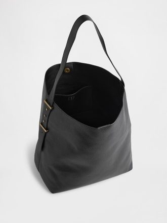 Borsa a secchiello in pelle vegana