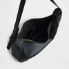 Borsa a tracolla in pelle vegana effetto ciottoli