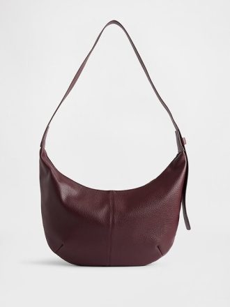Borsa a tracolla morbida in pelle vegana