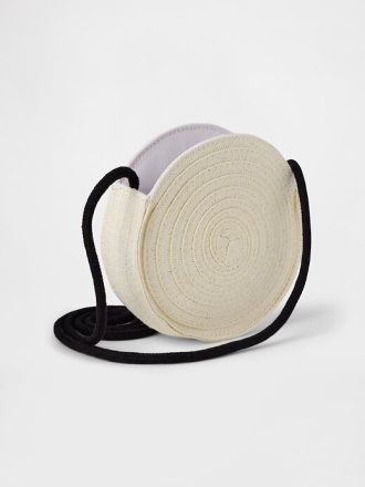 Borsa di paglia per bambini a forma di ciliegia Borsa di paglia per bambini a forma di ciliegia
