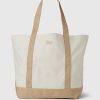 Borsa tote con logo ad arco