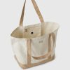 Borsa tote con logo ad arco