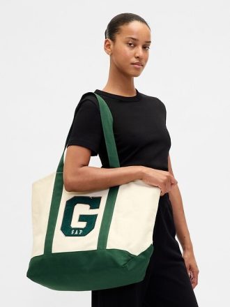 Borsa tote con logo Varsity
