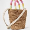 Borsa tote in paglia per bambini Borsa tote in paglia per bambini