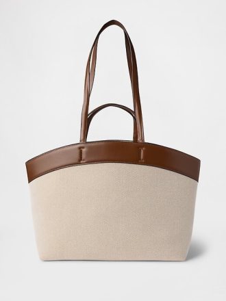 Borsa tote in tela East-West Borsa tote in tela East-West