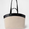 Borsa tote in tela East-West