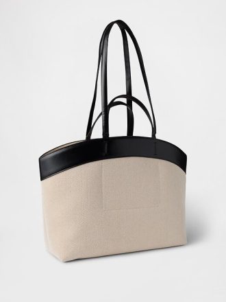 Borsa tote in tela East-West Borsa tote in tela East-West