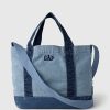 Borsa tote mini con cinturino in denim e logo Gap Borsa tote mini con cinturino in denim e logo Gap