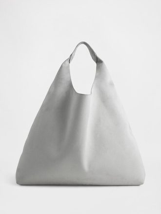 Borsa tote morbida in pelle scamosciata vegana Borsa tote morbida in pelle scamosciata vegana