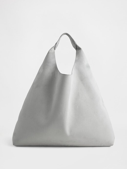 Borsa tote morbida in pelle scamosciata vegana Borsa tote morbida in pelle scamosciata vegana