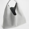 Borsa tote morbida in pelle scamosciata vegana Borsa tote morbida in pelle scamosciata vegana