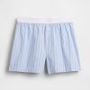 Boxer da pigiama con logo in popeline