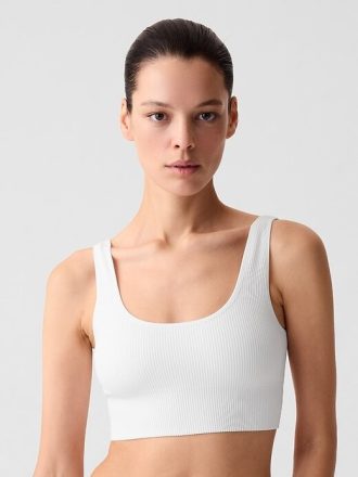 Bralette a coste senza cuciture