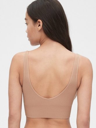Bralette a coste senza cuciture