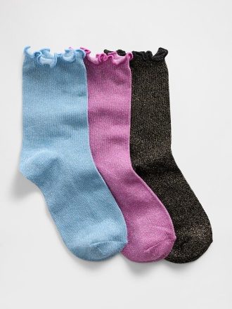 Calzini luccicanti per bambini (confezione da 3)
