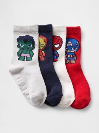 Calzini Marvel per neonati e bambini (confezione da 4)
