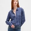 Camicia a quadri attillata in flanella