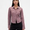 Camicia a quadri attillata in flanella