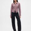 Camicia a quadri attillata in flanella