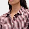 Camicia a quadri attillata in flanella