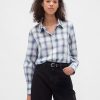 Camicia a quadri in voile Camicia a quadri in voile