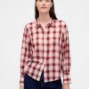 Camicia a quadri in voile Camicia a quadri in voile