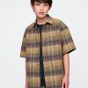 Camicia a quadri rilassata per bambini