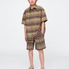 Camicia a quadri rilassata per bambini