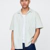 Camicia a righe in denim Camicia a righe in denim