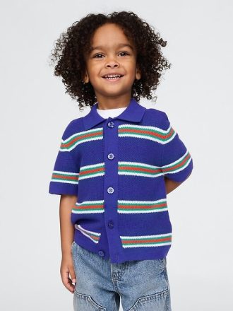 Camicia all’uncinetto per neonati e bambini piccoli