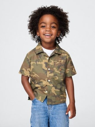 Camicia Cabana in cotone biologico per neonati e bambini