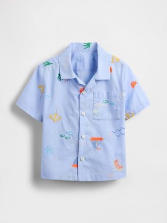 Camicia Cabana in cotone biologico per neonati e bambini