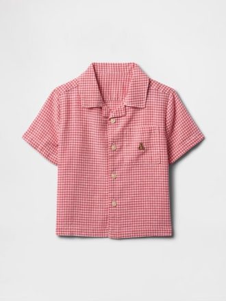 Camicia Cabana in lino e cotone per neonati e bambini piccoli