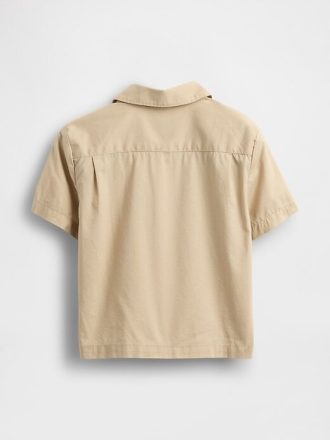 Camicia Cabana in popeline di cotone biologico per neonati e bambini piccoli